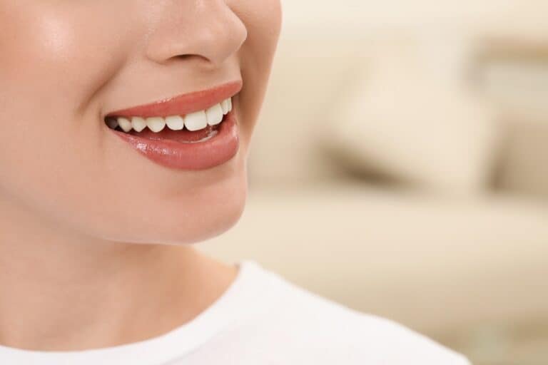 woman with healthy teeth